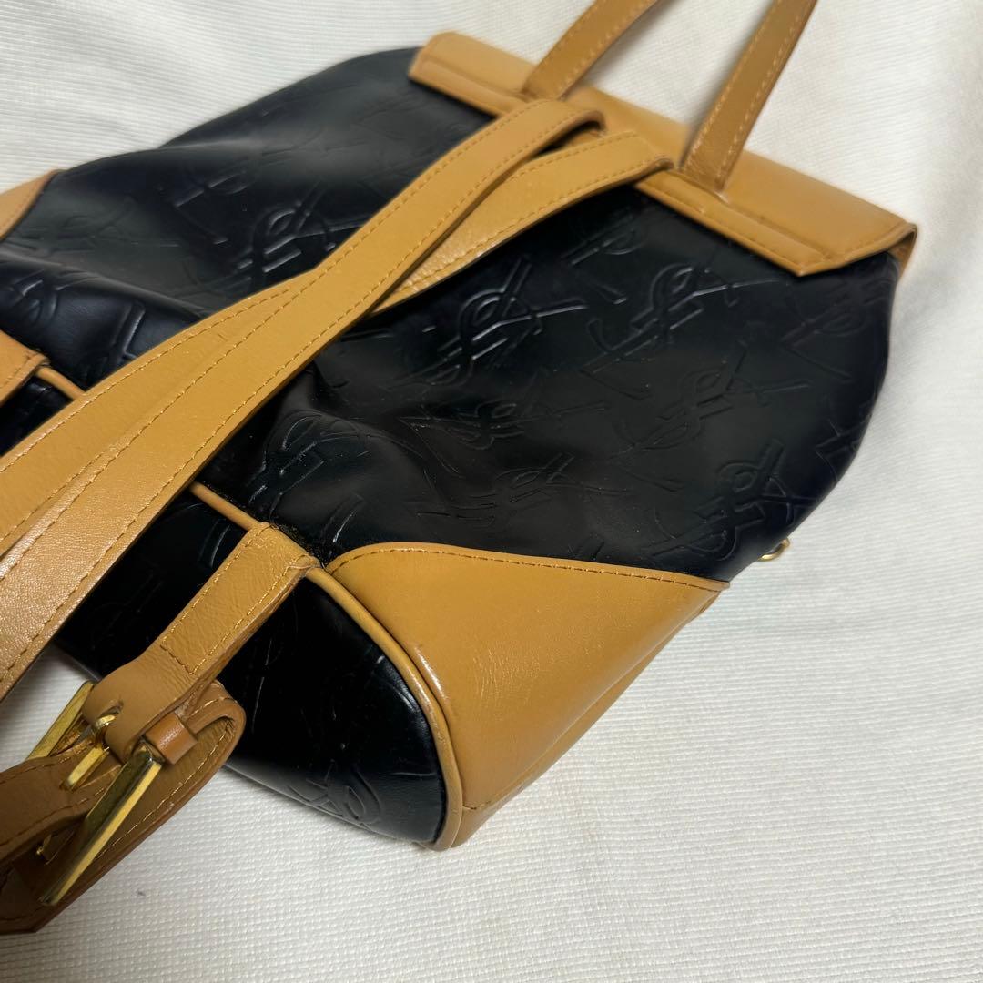 Saint Laurent イヴサンローラン レザー リュック リピート YSL