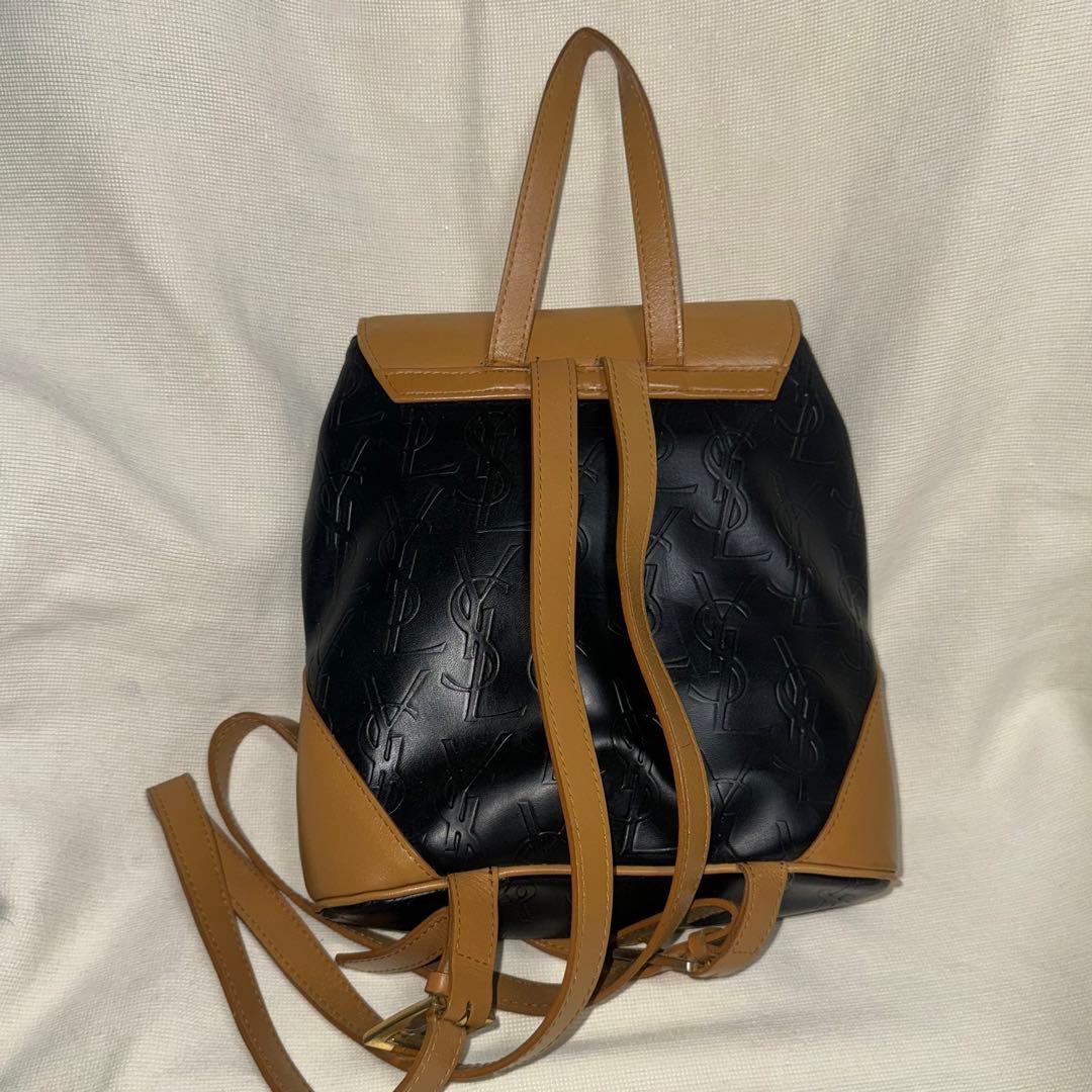 Saint Laurent イヴサンローラン レザー リュック リピート YSL