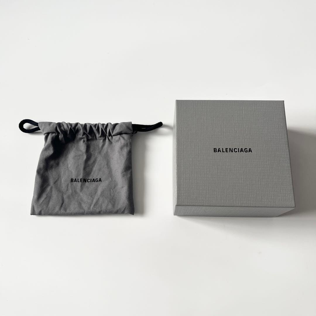 バレンシアガ　BBアイコン グルメット　ブレスレット　シルバー　Mサイズ