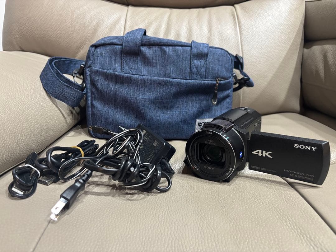 SONY FDR-AX40 4K ハンディカム 外装美品 即発送 バック付き