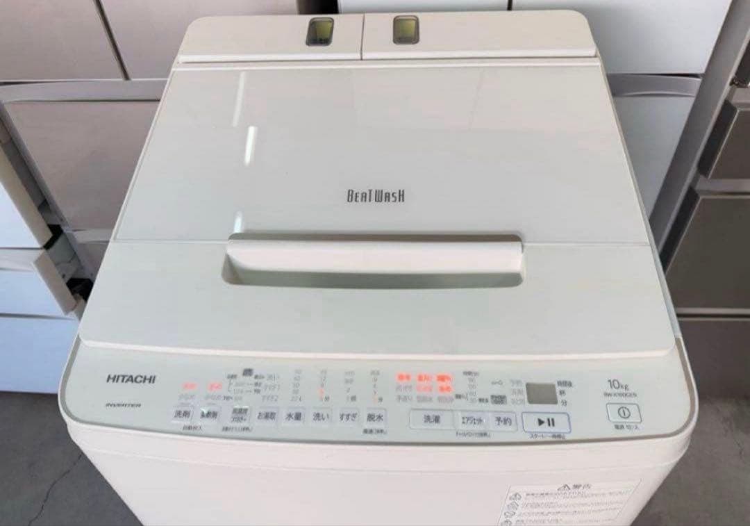 【高年式】 2021年式 10kg HITACHI 洗濯機 BW-X100GE9