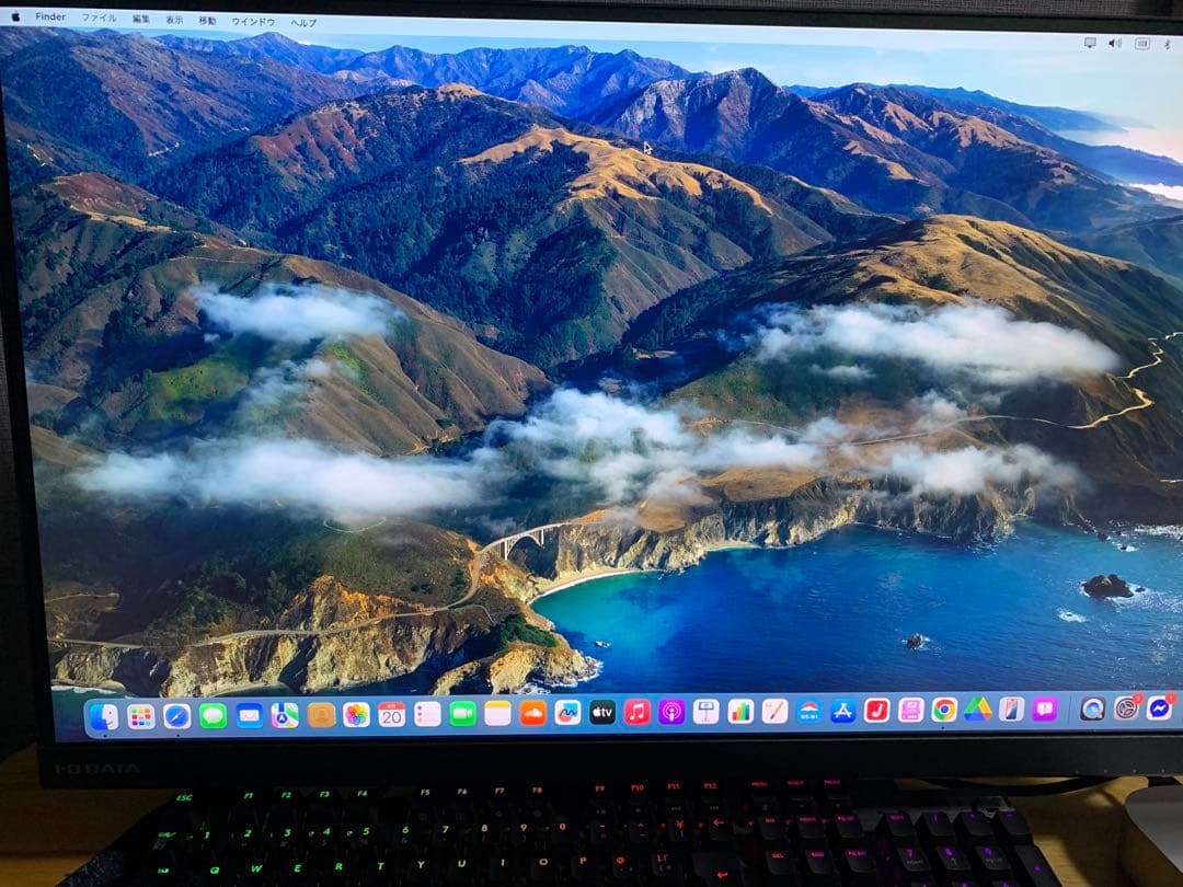 Mac mini M1 27インチ 4K USB-C ワイドスクリーン モニター