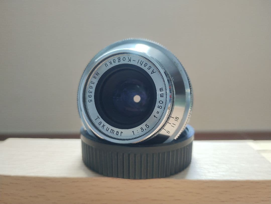 J*y様 【前後キャップ・M42変換リング付き・美品】 Takumar 50mm