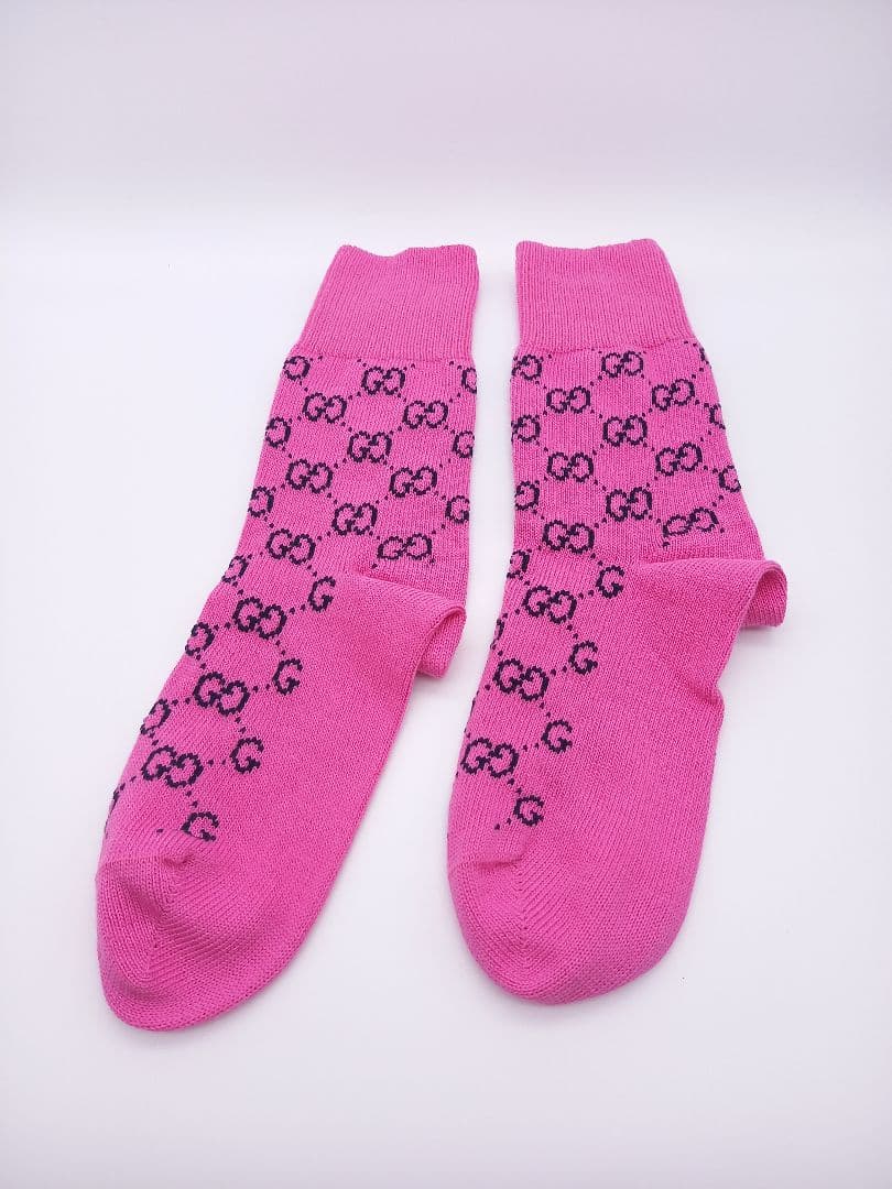 GUCCI / グッチ　GG 　ソックス　ピンク