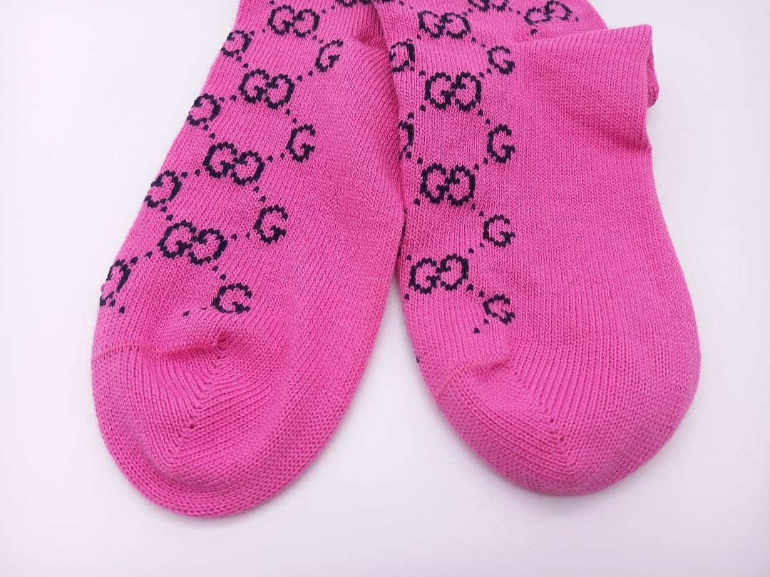 GUCCI / グッチ　GG 　ソックス　ピンク