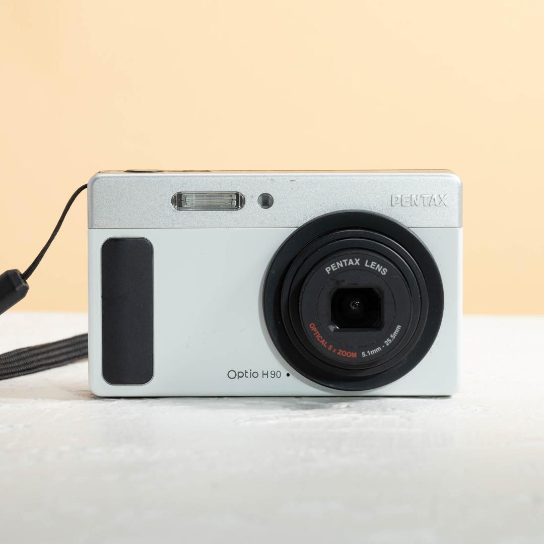【可愛いすぎるコンデジ】PENTAX optio H90 ホワイト×シルバー
