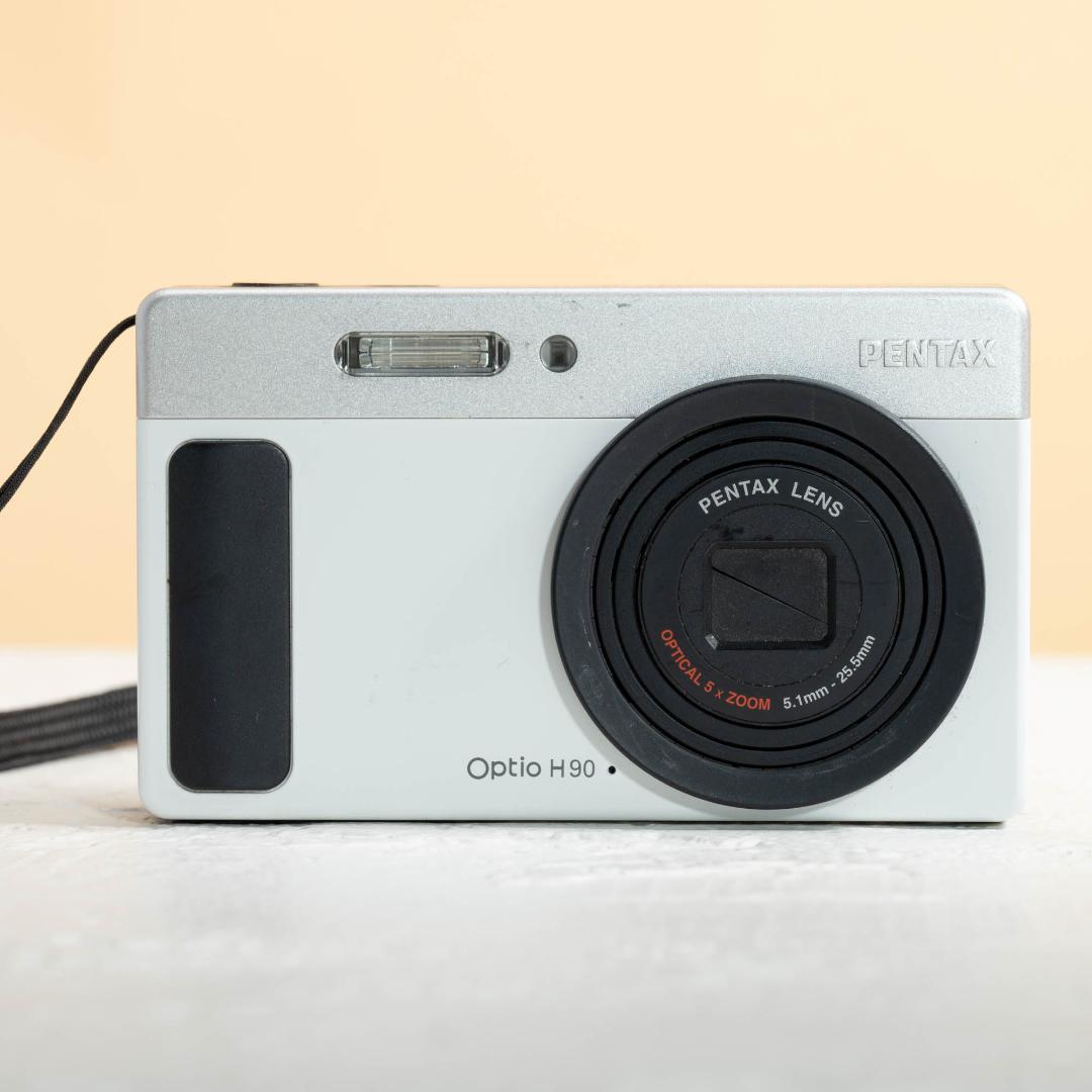 【可愛いすぎるコンデジ】PENTAX optio H90 ホワイト×シルバー