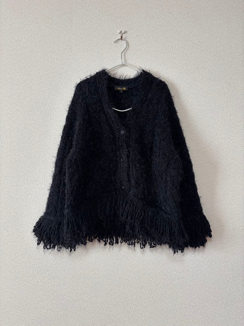 Drawer Fall1 5Gシャギーフリンジカーディガン