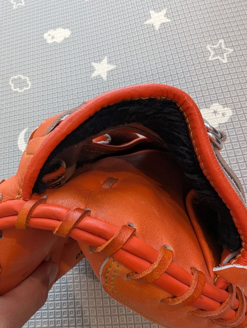 SSK 軟式グローブ キャッチャーミット オレンジ