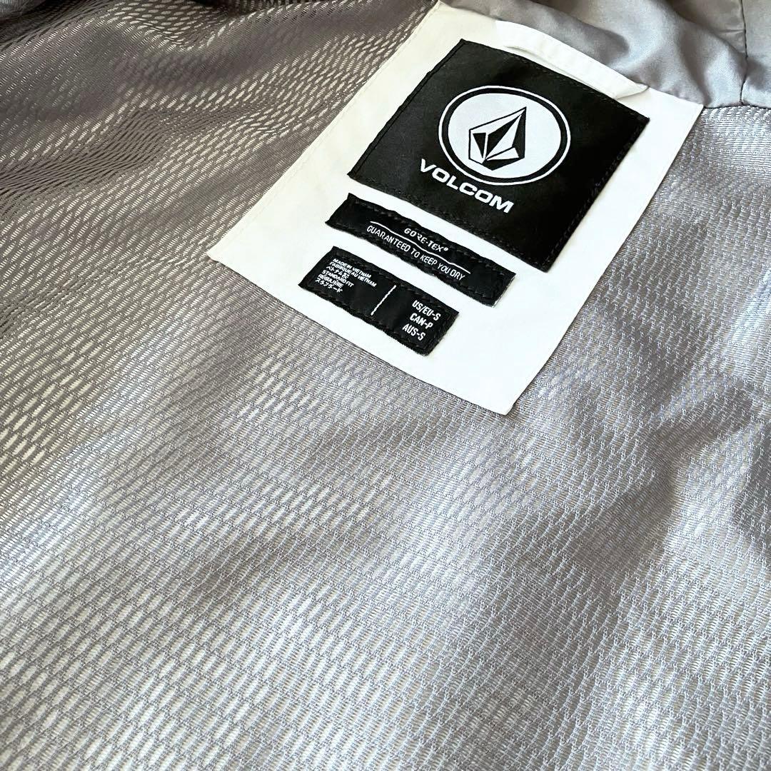 #4i✨VOLCOM ゴアテックス✨スノボウェア ジャケット メンズM 白
