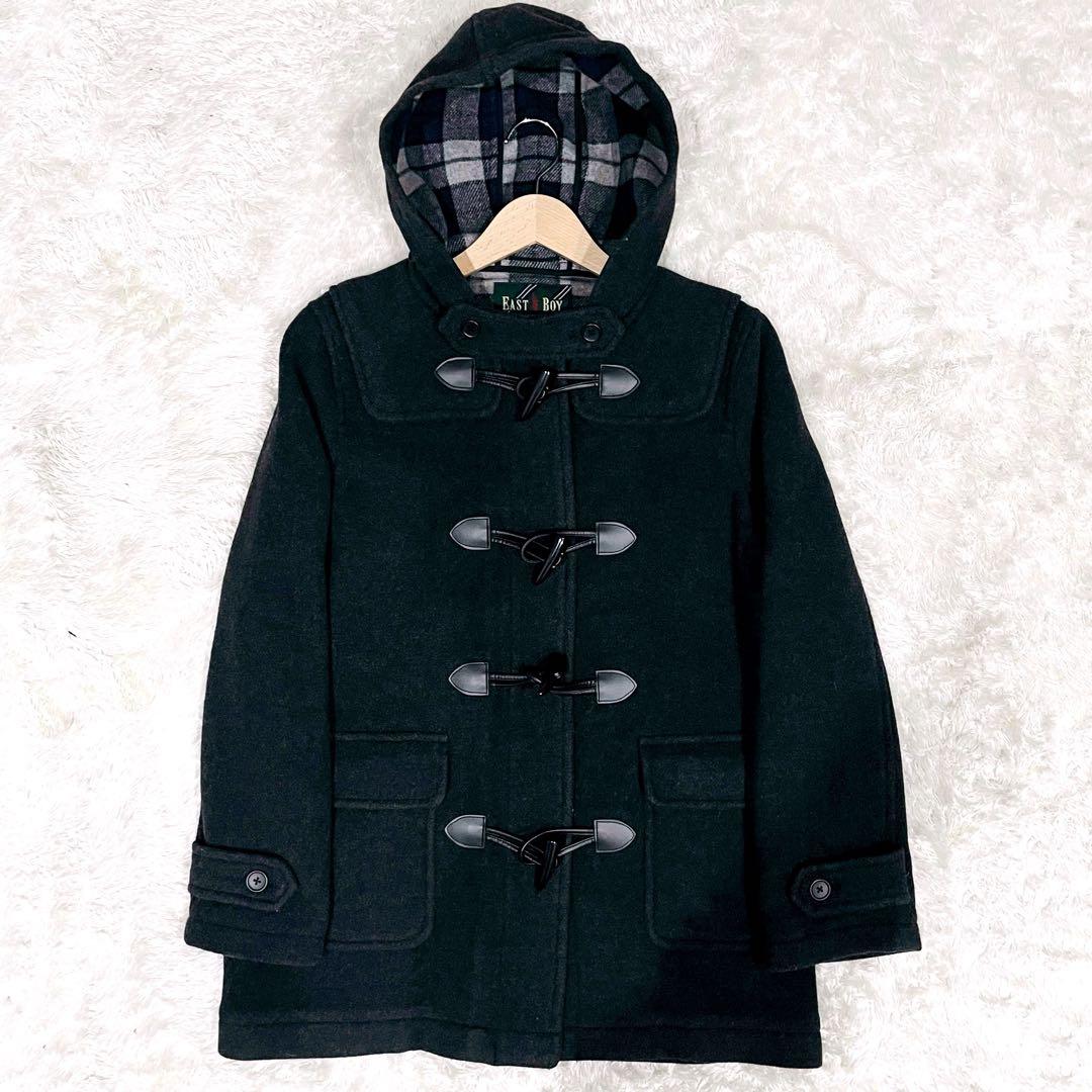 美品 イーストボーイ ダッフルコート グレー 高級 バロンブロッサ Lサイズ