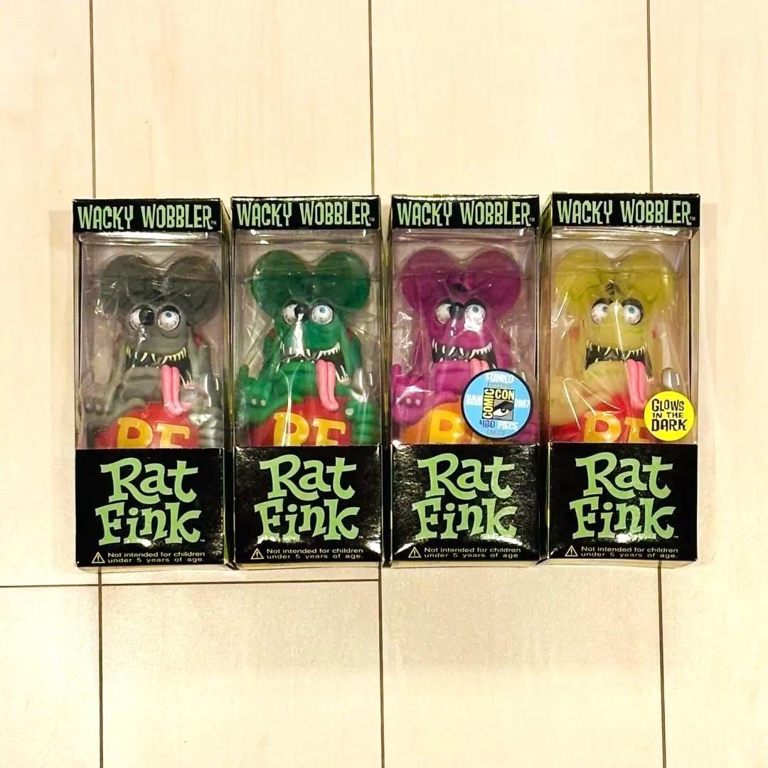 Wacky Wobbler Rat Fink 4体セット