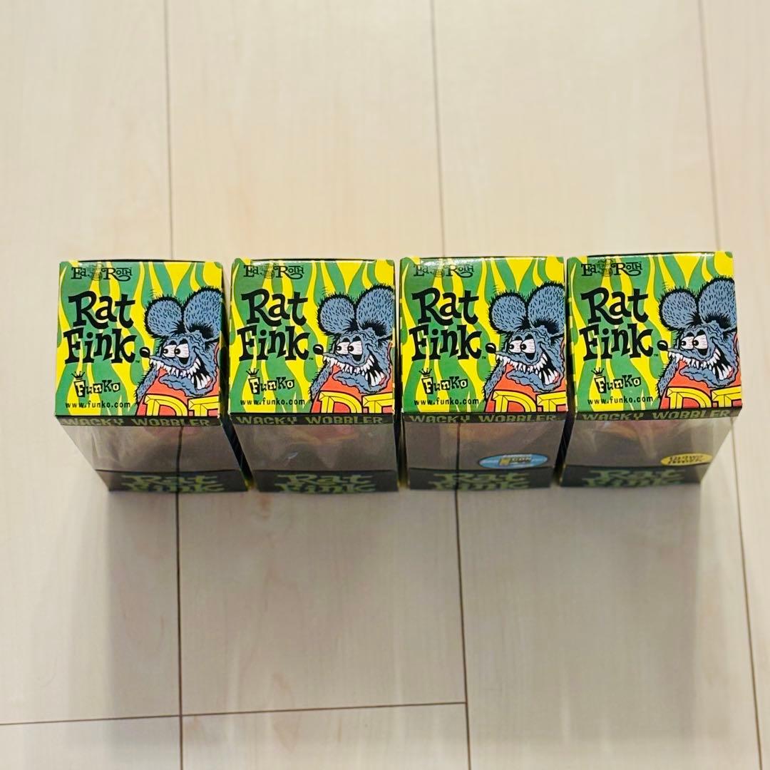 Wacky Wobbler Rat Fink 4体セット