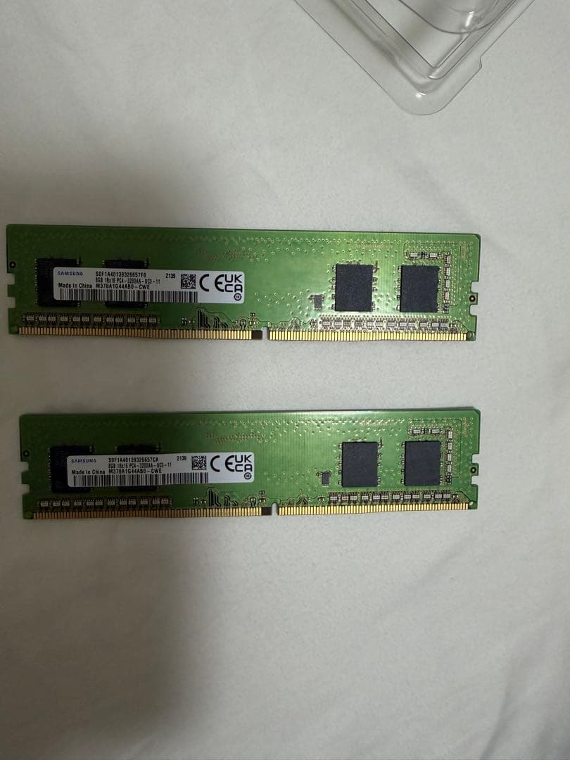 SAMSUNG PC4-3200AA-UC0-11 8GB×2枚