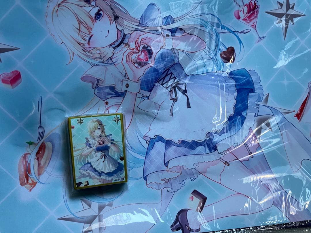 遠坂あさぎ　スリーブ　プレイマット　ぶいすぽっ！　藍沢エマ　W8B