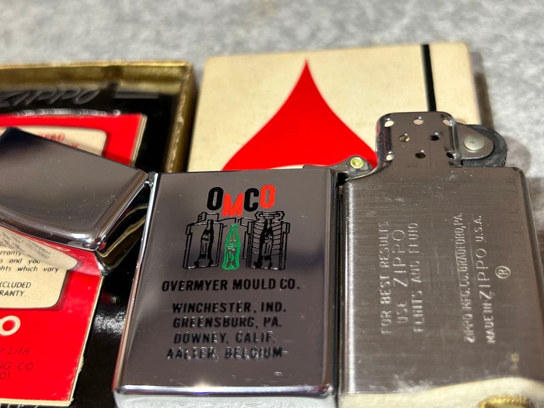 ビンテージ zippo 1976年スリム OMCO コカコーラ コンッアーボトル