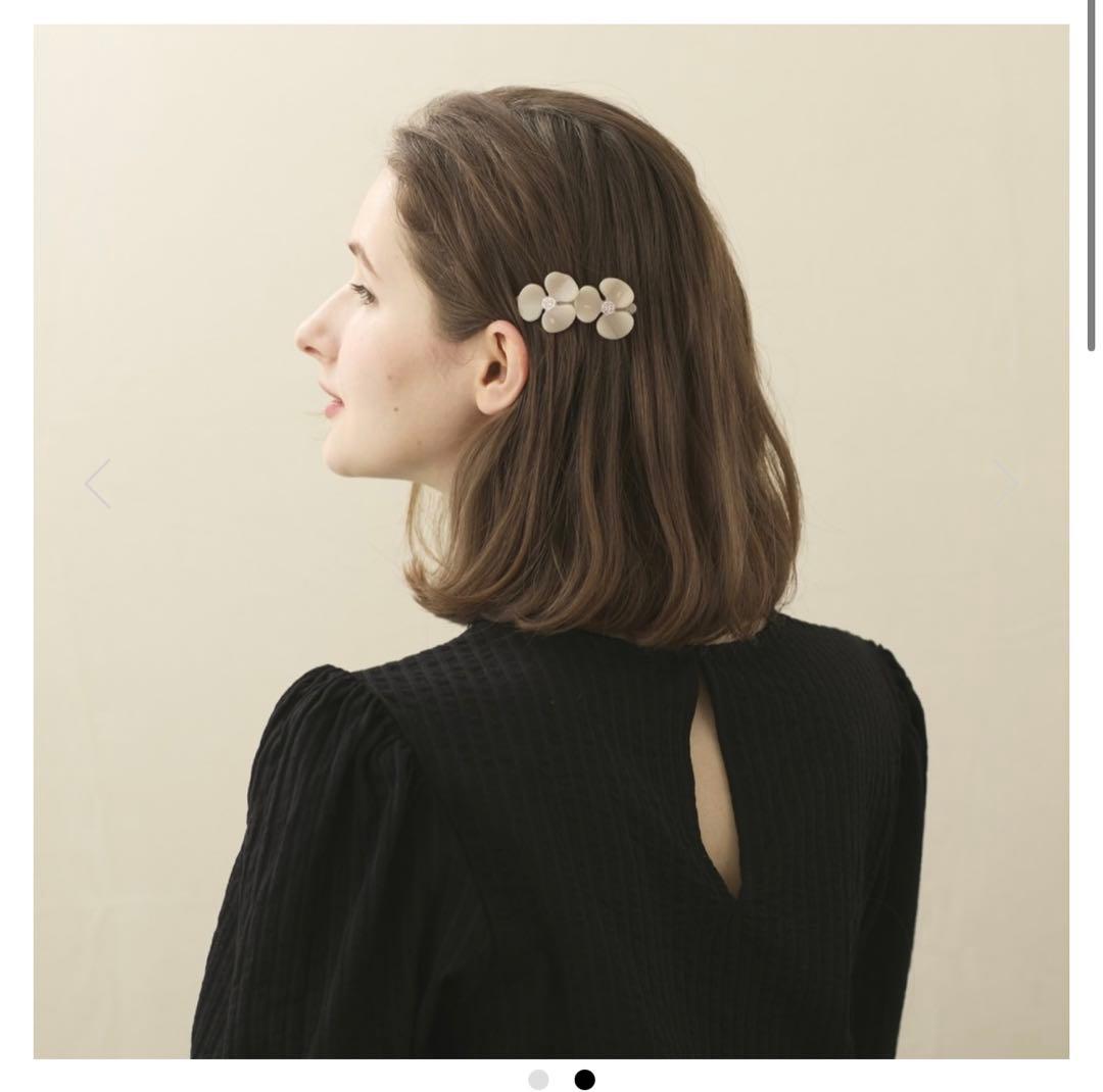 アレクサンドルドゥパリ　カメリア　ボールピン　ヘアピン　完売