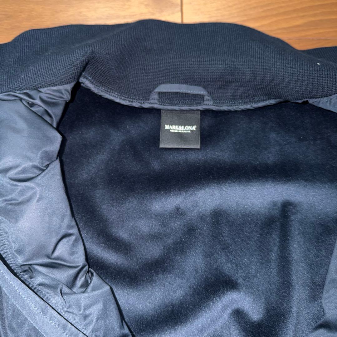 MARKLONA ネイビー キルティングジャケット