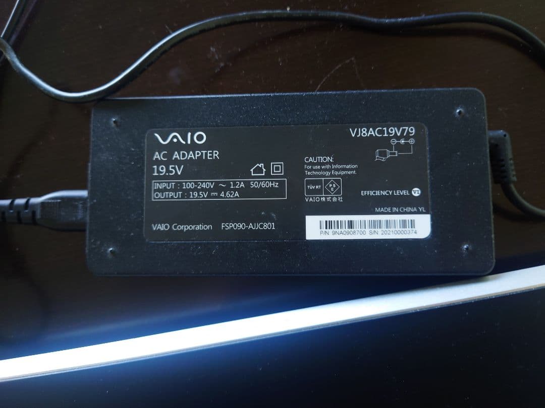 【ジャンク】VAIO ノート/15.6型/Win11再インストール/初期化済み