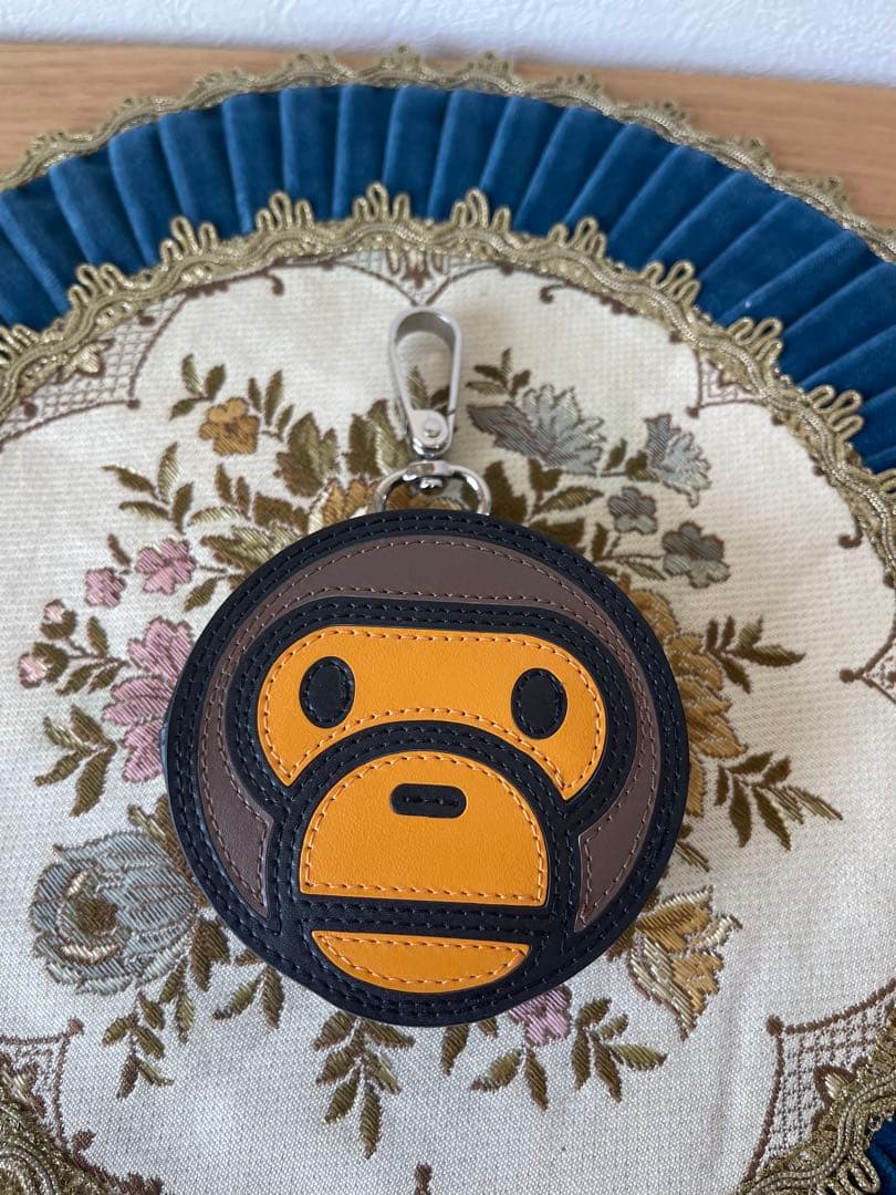⭐️正規品A BATHING APE レザーケース 小物入れ レア 中古♪
