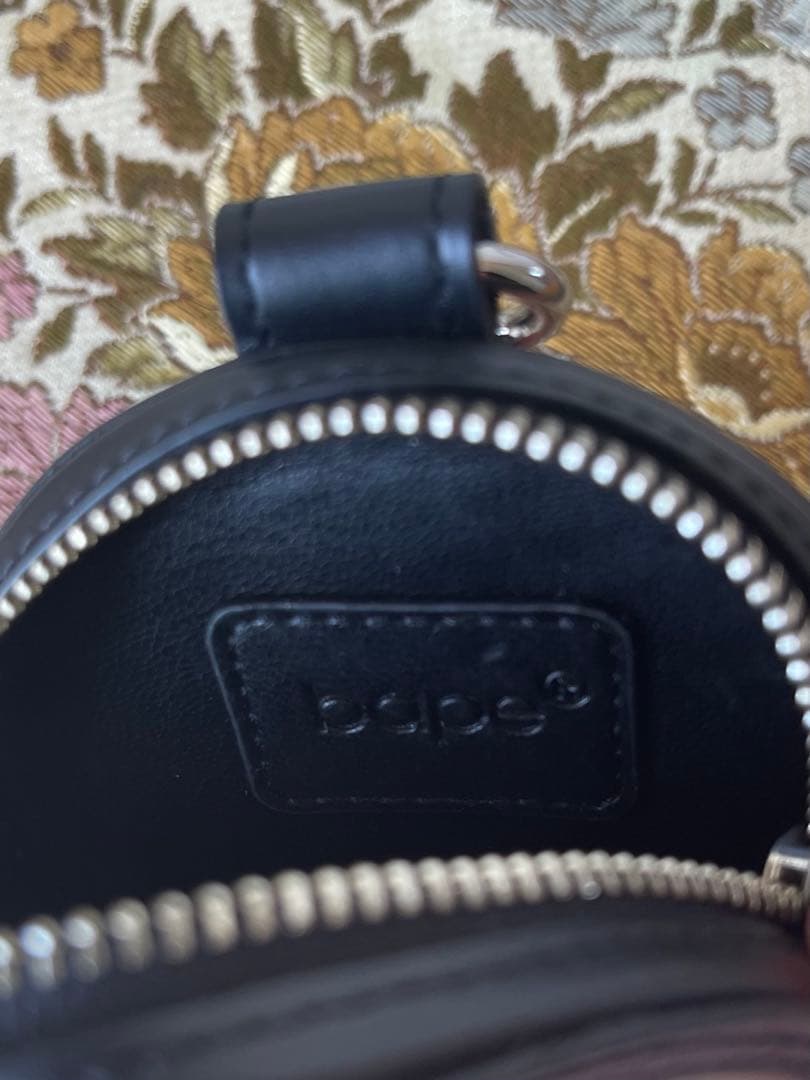 ⭐️正規品A BATHING APE レザーケース 小物入れ レア 中古♪