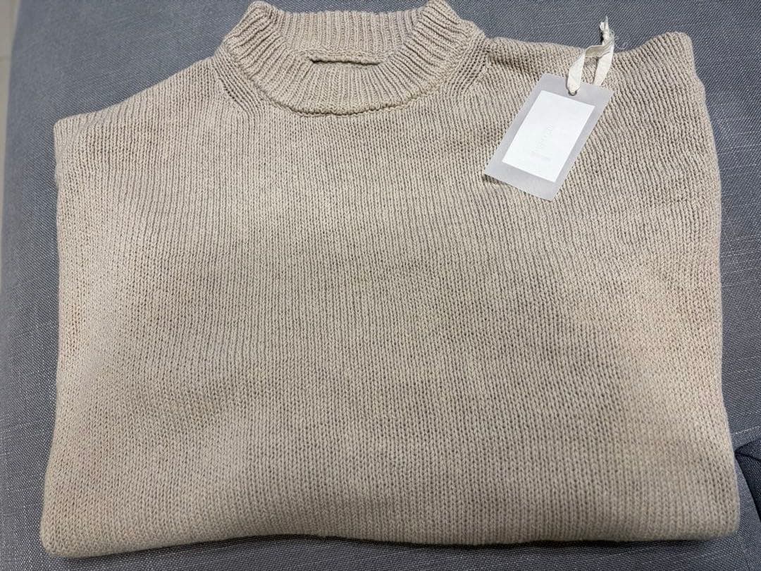 TODAYFUL Roundhem Linen Knit ナチュラル リネン