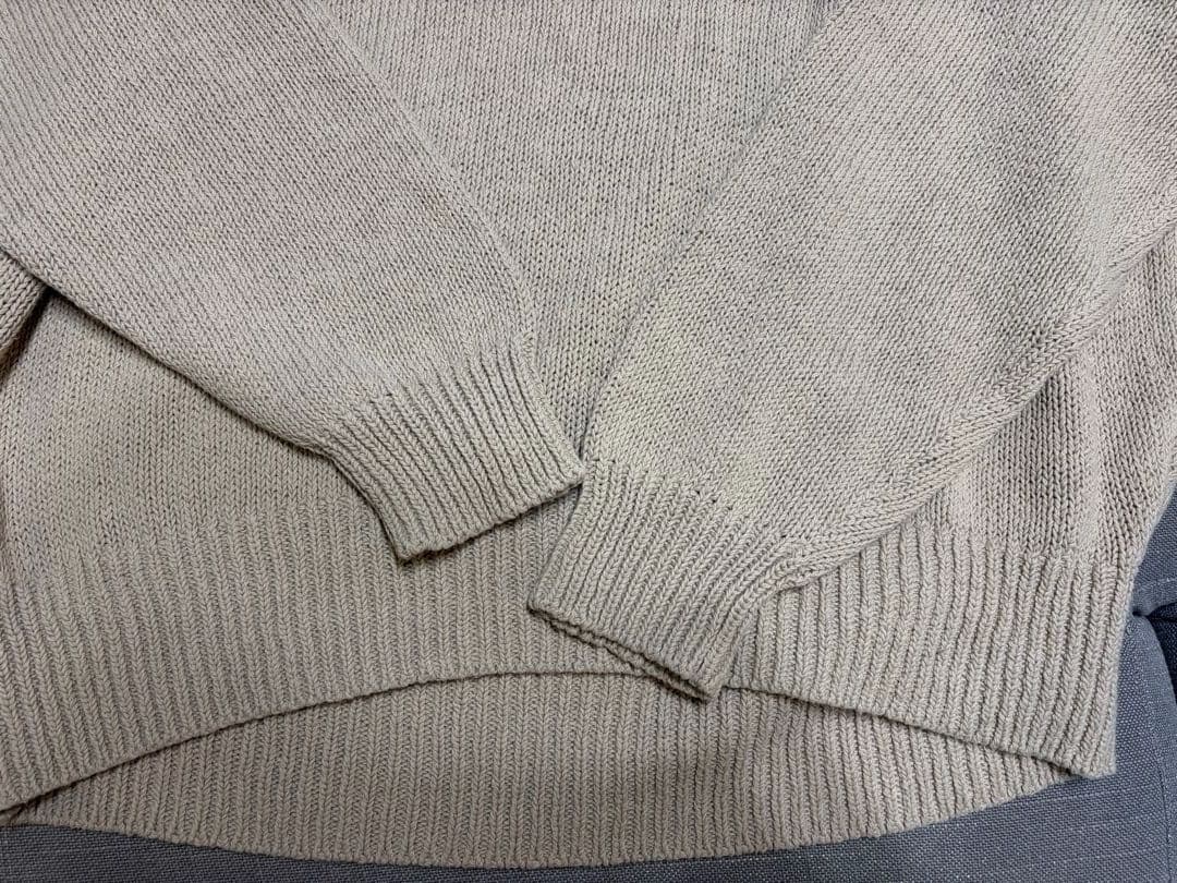 TODAYFUL Roundhem Linen Knit ナチュラル リネン