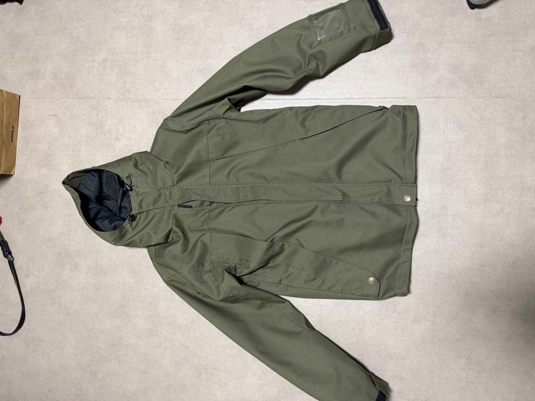 お買い得 スノーボード ウェア 上下 セット アーミー グリーン オリーブ M