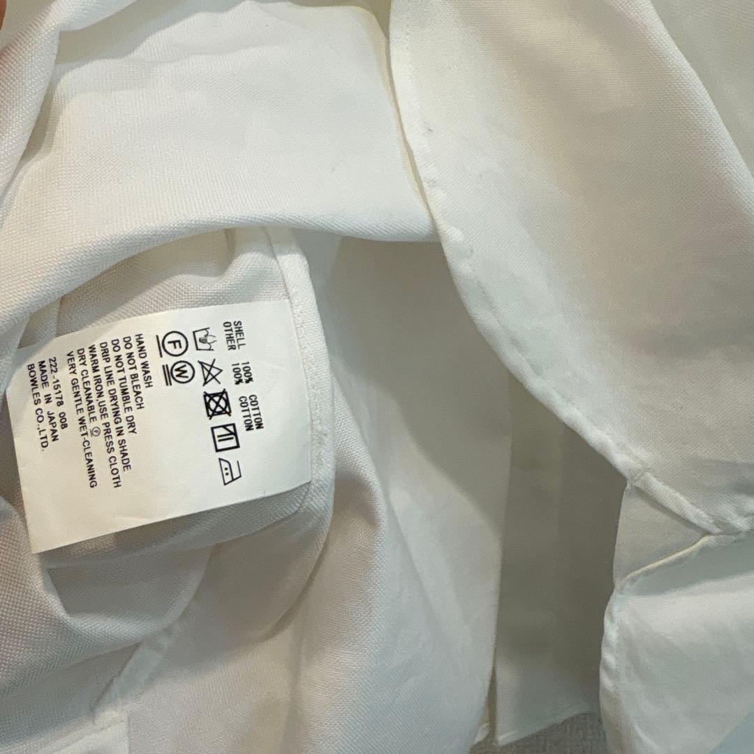 新品　HYKE シースルー袖　ボタンダウンシャツ