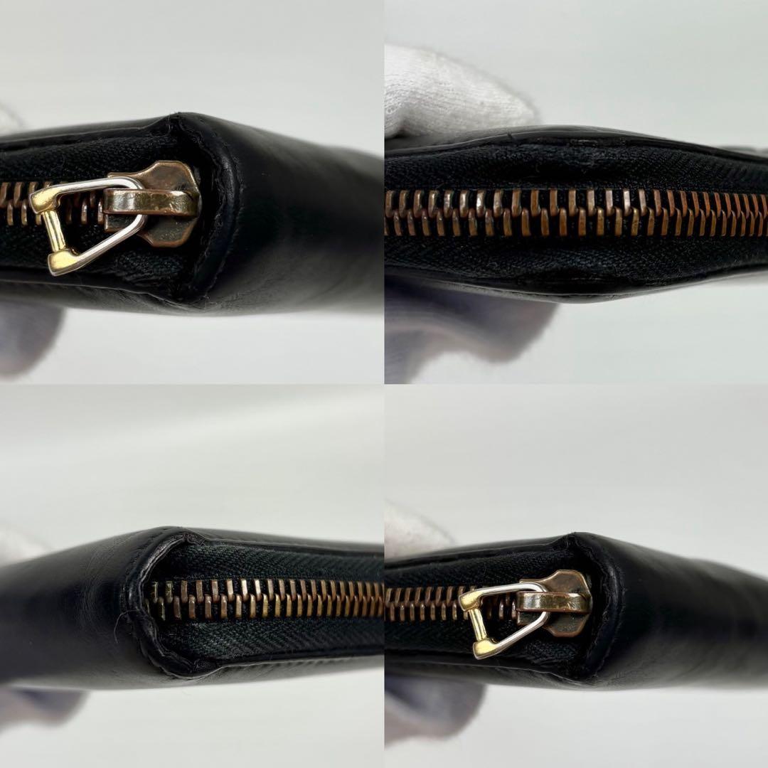 グッチ　長財布　虎　タイガー　エンボス　ラウンドジップ　ロングウォレット　レザー