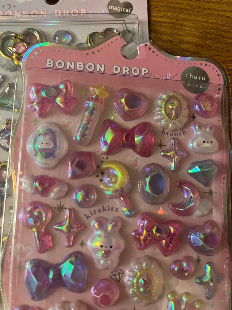 ボンボンドロップシール　うるちゅる　オリジナル　スヌーピー　ディズニー