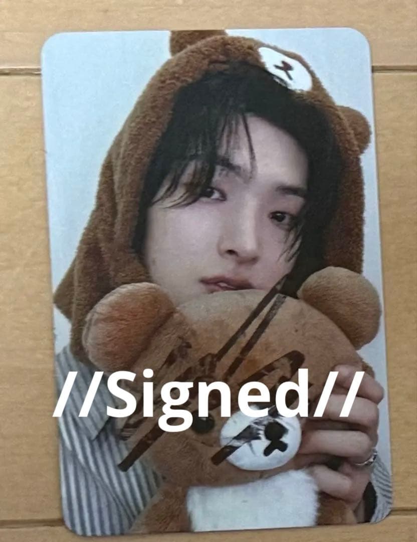 ateez ミンギ 直筆サイン トレカ