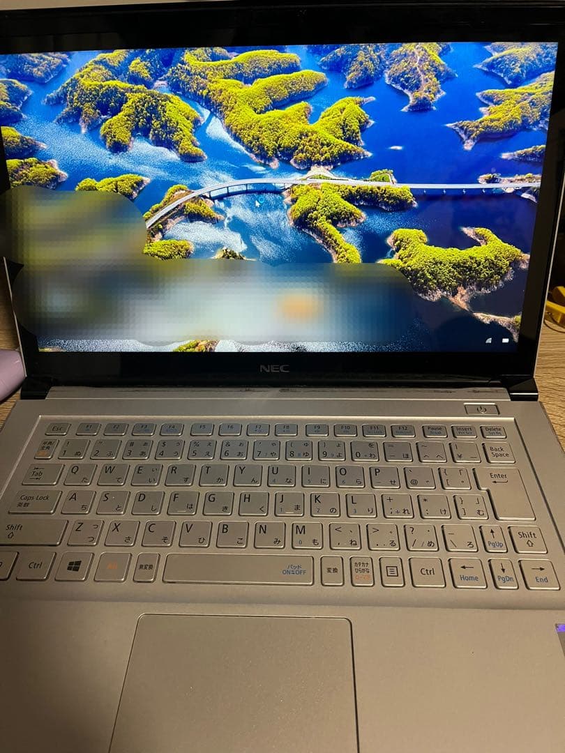 【ジャンク品】NEC製ノートパソコン ACアダプタ付