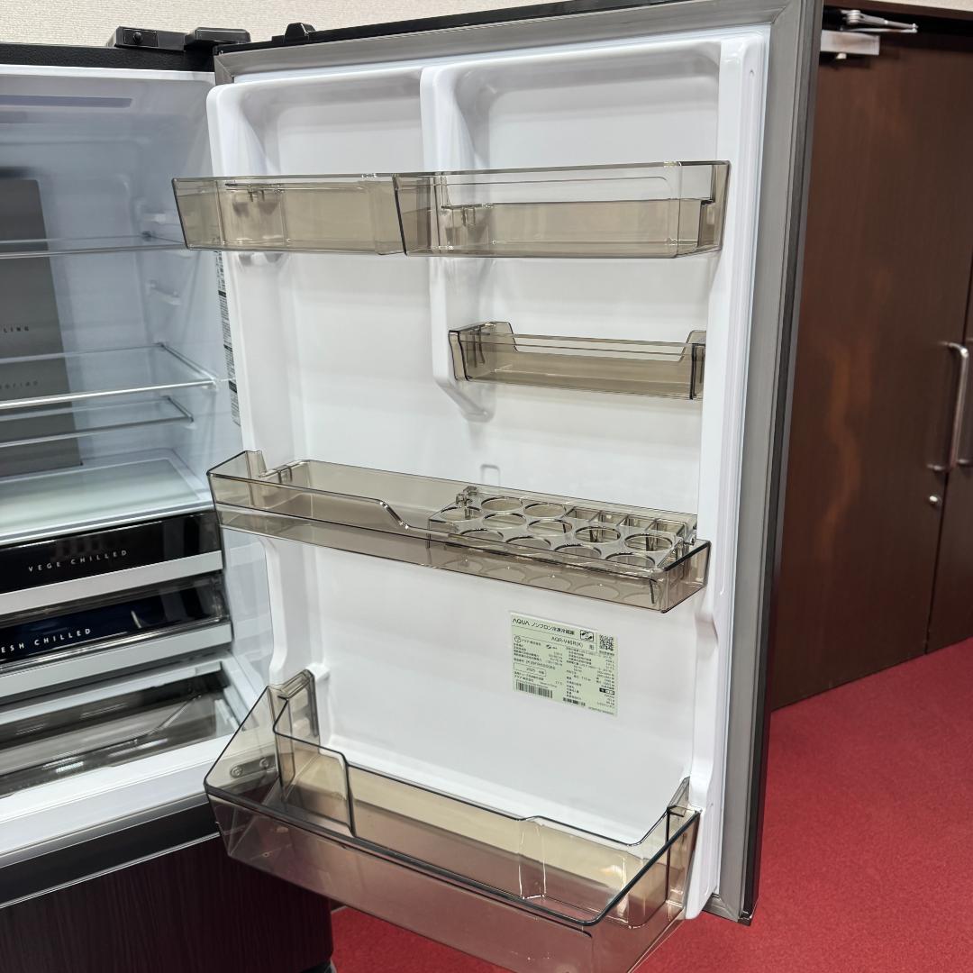 東京23区送料無料　展示未使用品2025年製AQUA4ドア冷蔵庫　洗浄/除菌済み