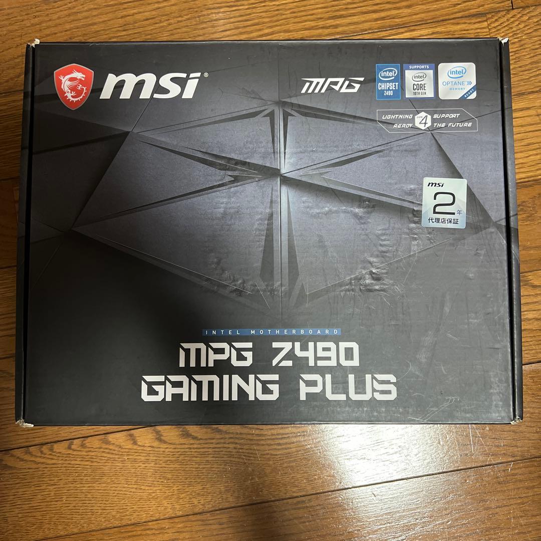 マザーボード MSI MPG Z490 GAMING PLUS&core i3 10100f
