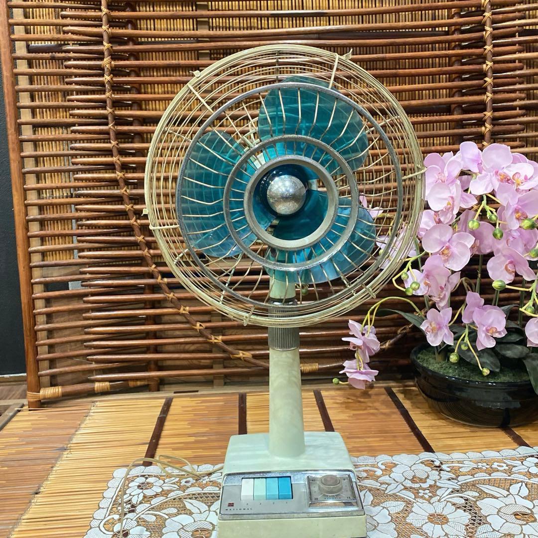 lisa＊ナショナル 扇風機 30HD 昭和レトロ 当時物 インテリア