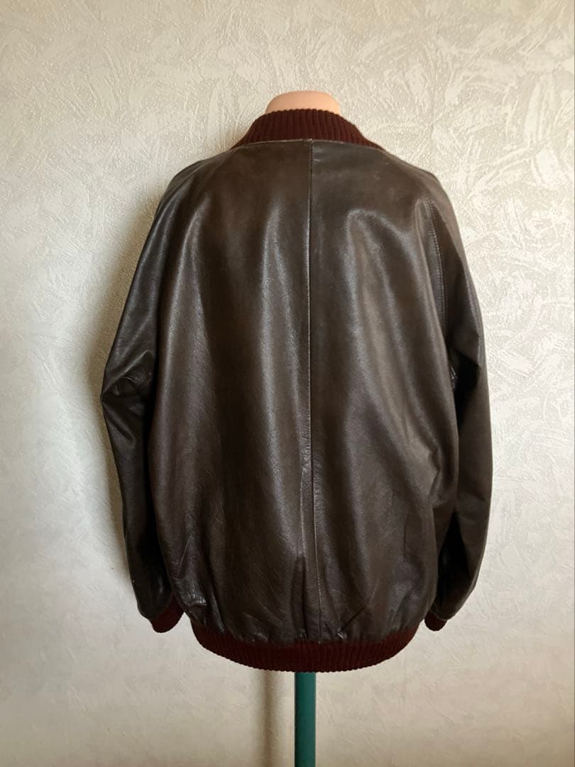 超希少‼︎ 60s70s ボンバー レザージャケット『傷だらけの天使』 （乾亨）