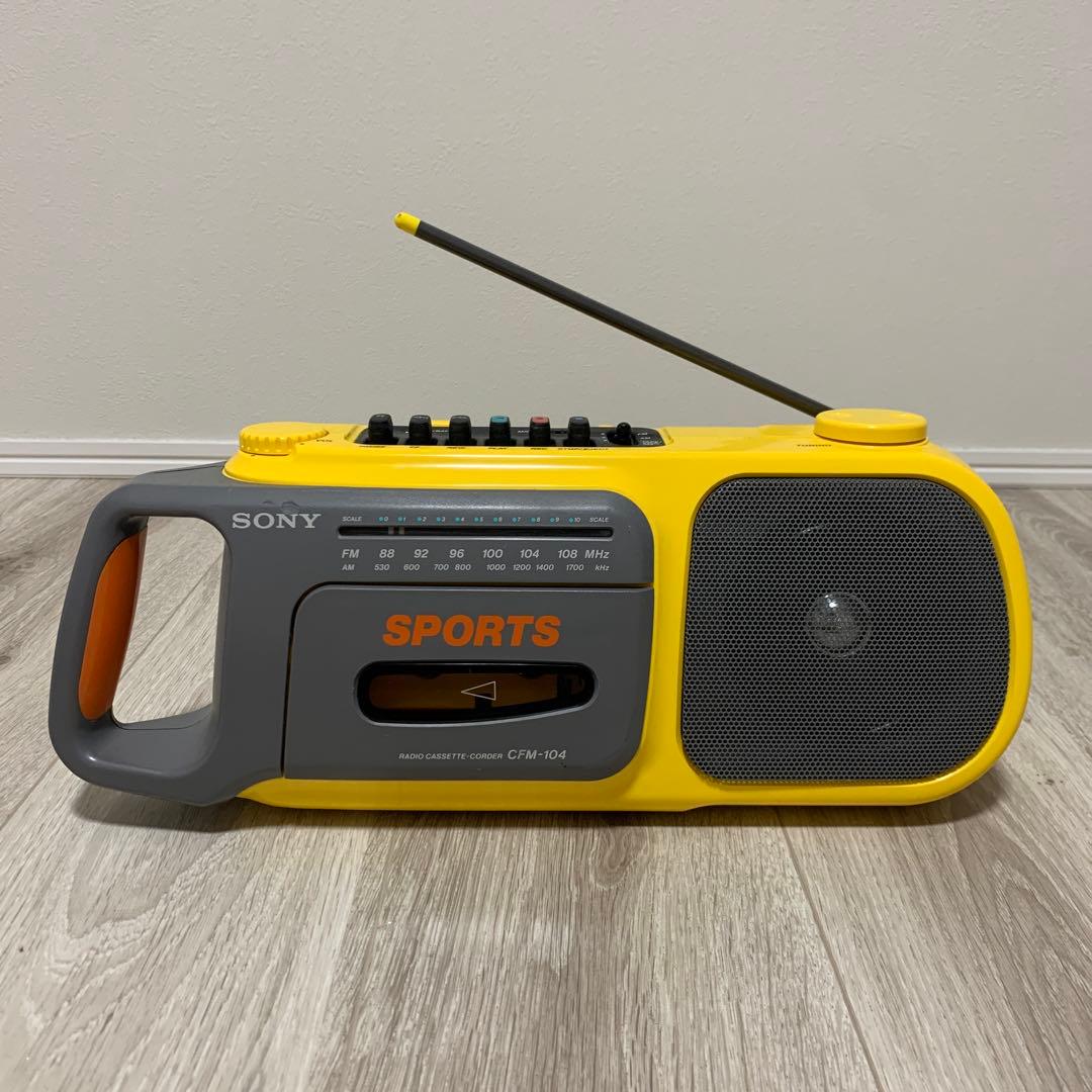 SONY CFM-104 ポータブルカセットプレーヤー