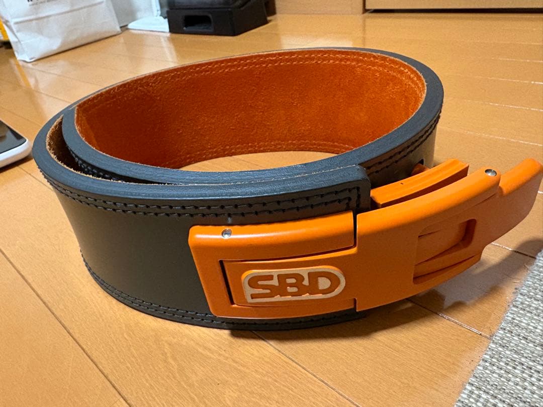 Forge パワーリフティングベルト10mm オレンジＬサイズ