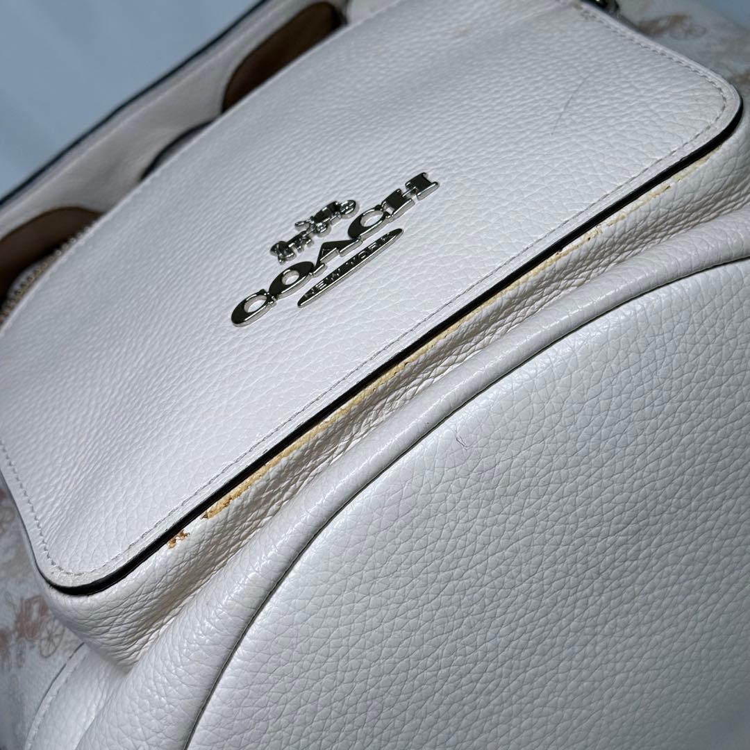 coach キーホルダー付きリュック