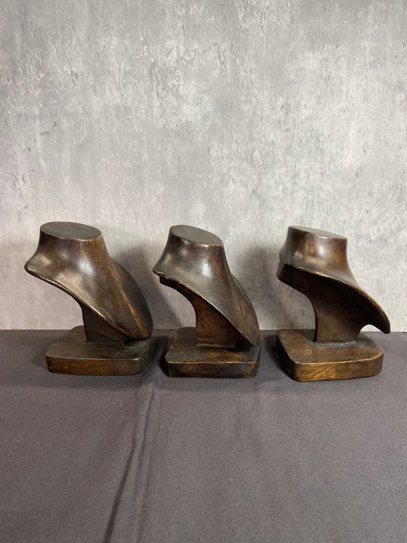 木製トルソー　3個セット ②