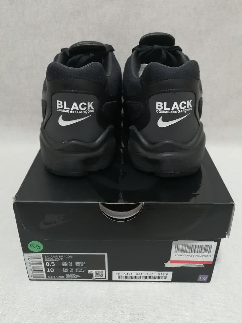 売切最終価格♂新品・コラボ・スニーカー【BLACKコムデギャルソン×NIKE】黒
