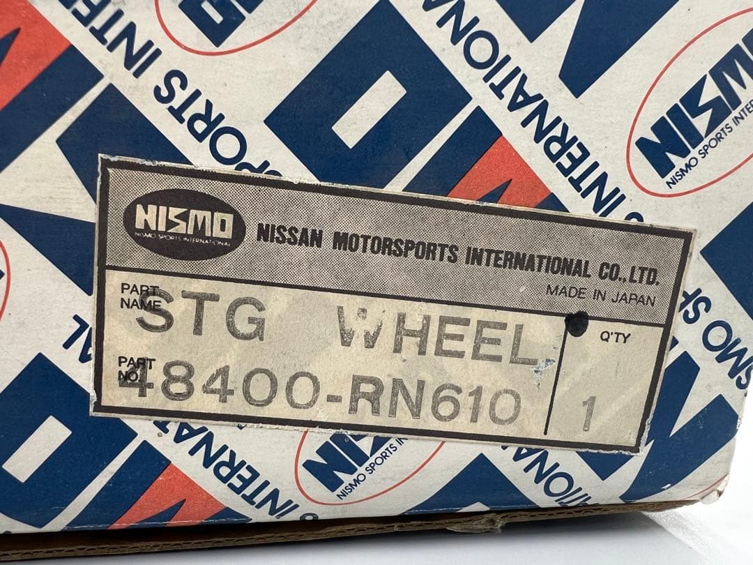 黒*煙様 NISMO 旧ロゴ　ステアリング　ハンドル　当時物　日産