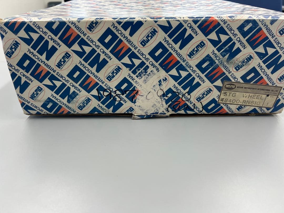 黒*煙様 NISMO 旧ロゴ　ステアリング　ハンドル　当時物　日産