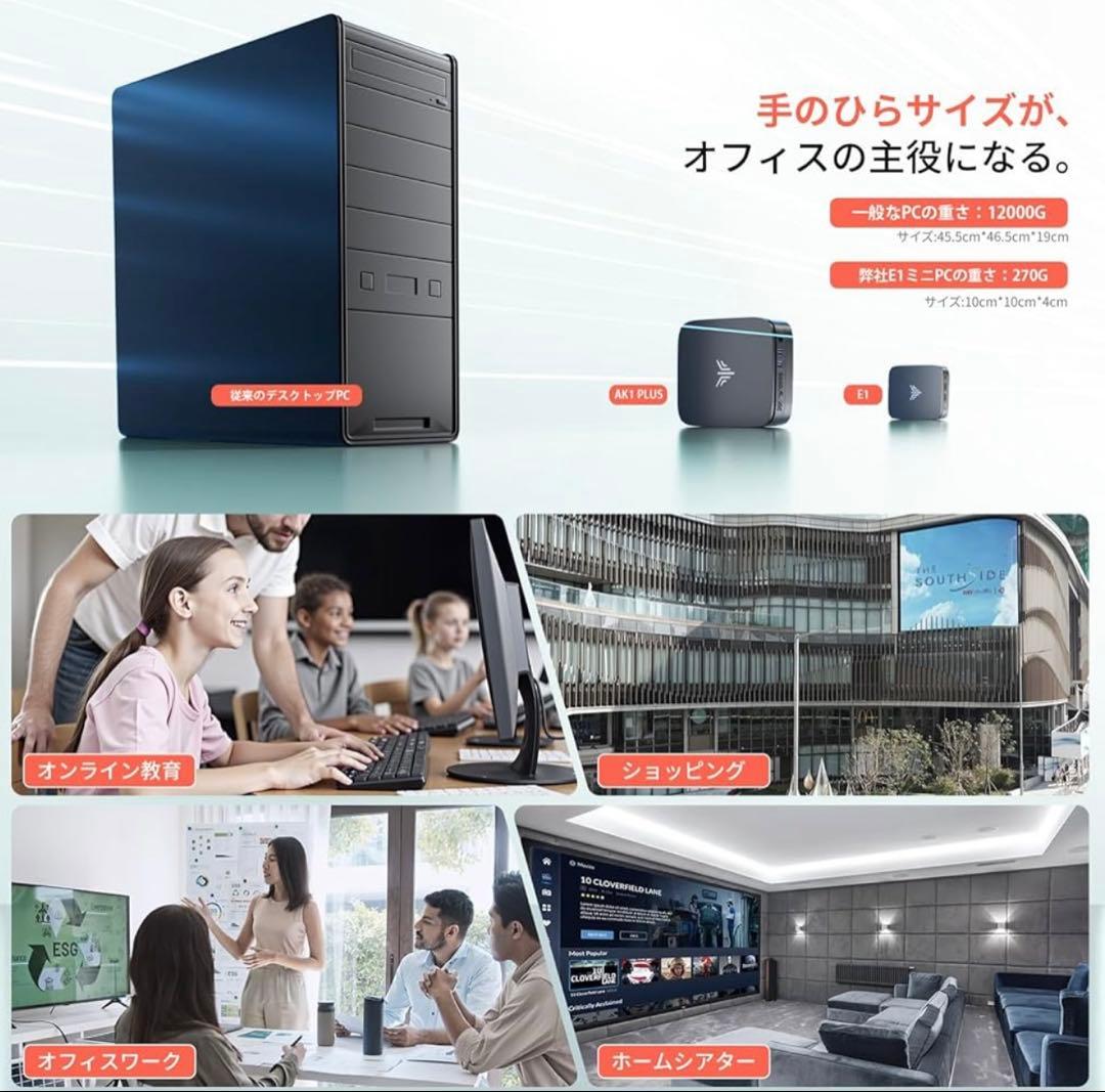 【2025新型・N150初登場】 ミニpc 最大3.60GHz WIFI6