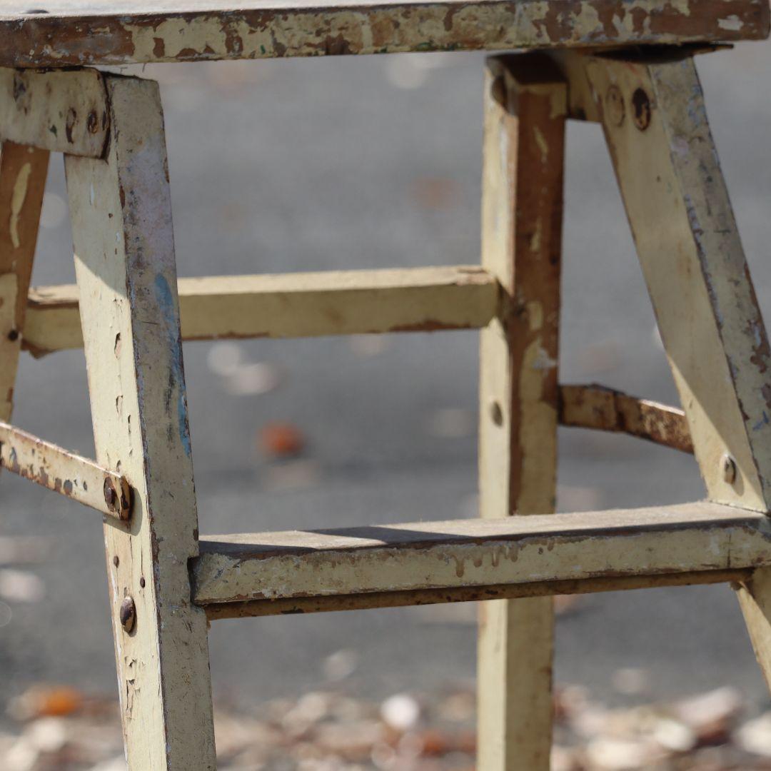 アンティーク ビンテージ 木製ラダー 脚立 ディスプレイ 飾り台 インテリア雑貨