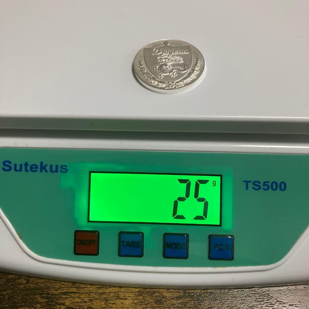 中日ドラゴンズ 優勝記念メダル1974年／純銀SV1000メダル