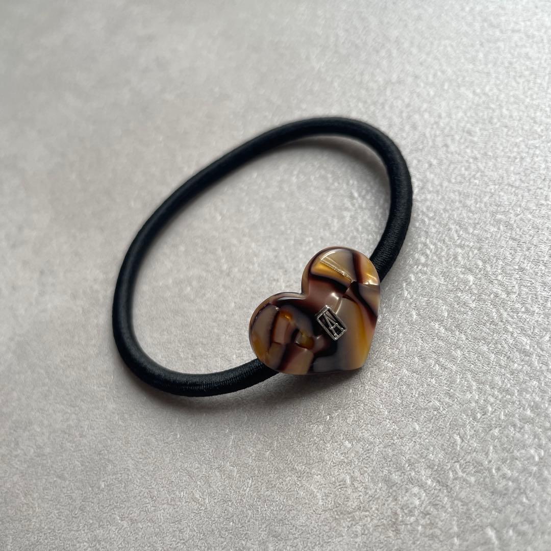 未使用品★ アレクサンドルドゥパリ ハート ヘアゴム オパール マーブル