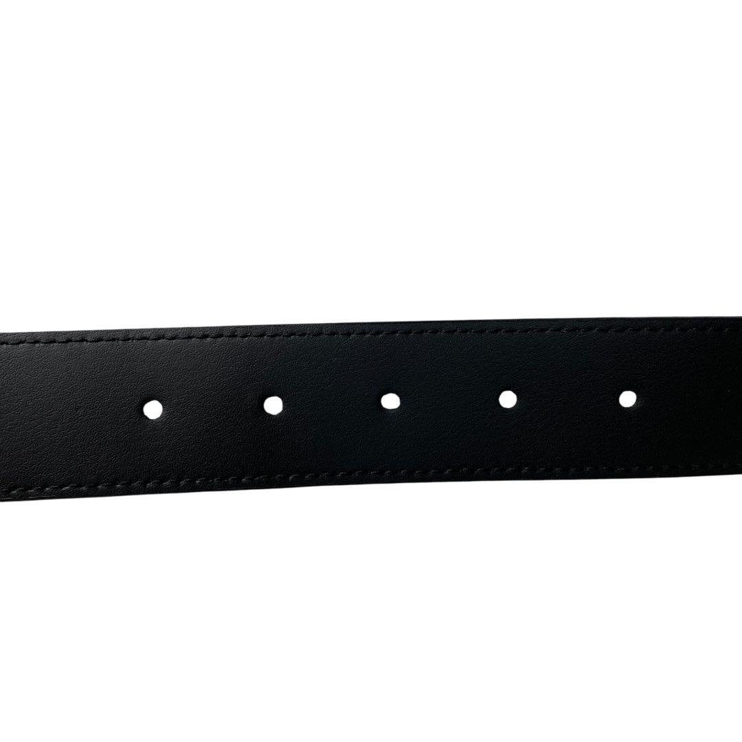 美品 ルイ ヴィトン タイガ サンチュール ベルトM0001 オールブラック