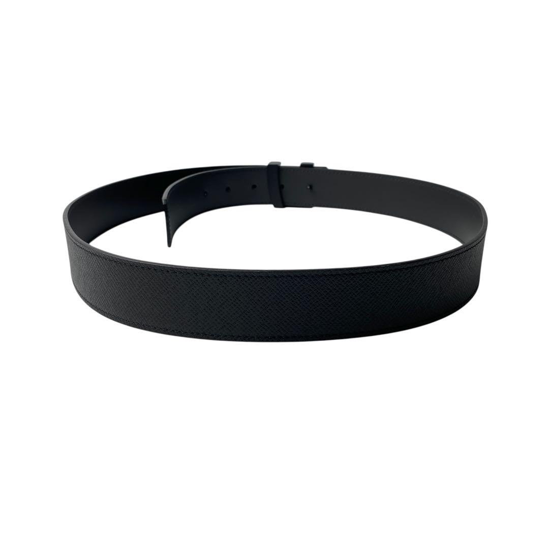 美品 ルイ ヴィトン タイガ サンチュール ベルトM0001 オールブラック